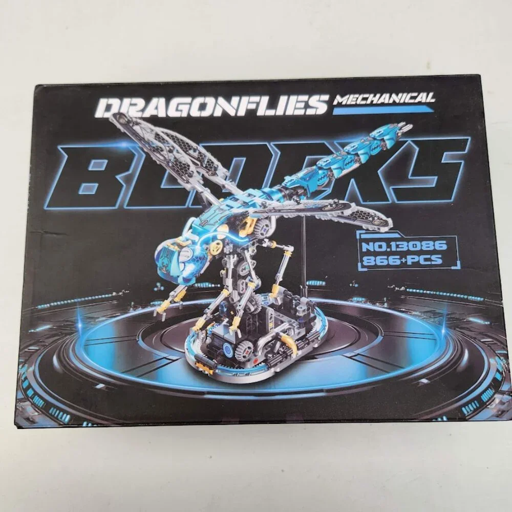 NEW Mechanical Technic Dragonfly Building Block Set LEGO Compatible LED Lights
